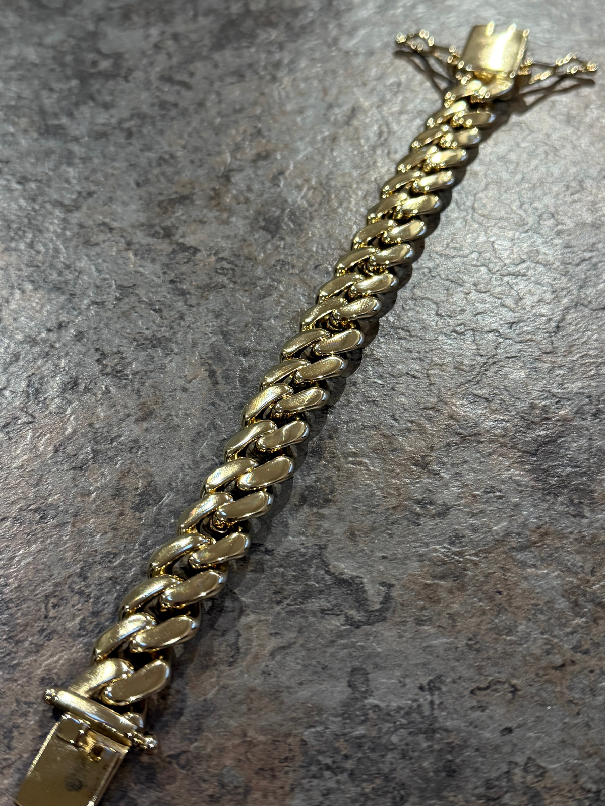 9ct Gold Filled Cuban Bracelet 15mm