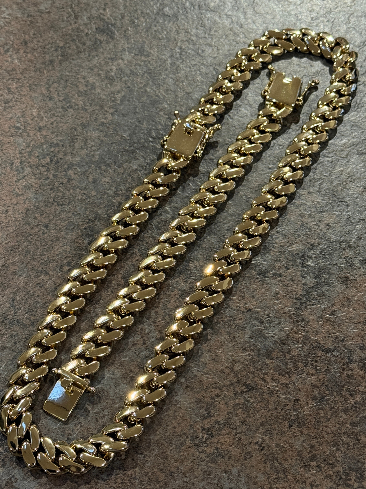 9ct Gold Filled Cuban Set 15mm