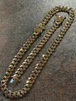 9ct Gold Filled Cuban Set 15mm