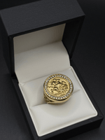 9ct Gold Filled Diamond Sovereign Ring