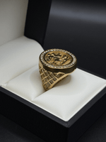 9ct Gold Filled Diamond Sovereign Ring