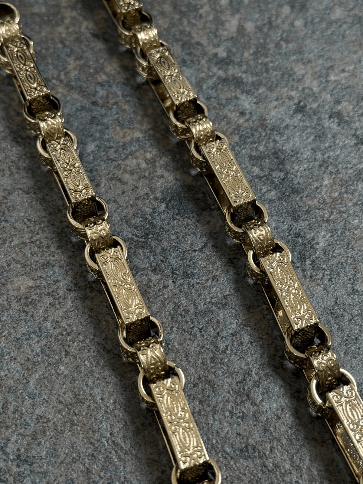 9ct Gold Filled Gypsy Link Belcher Chain 13mm