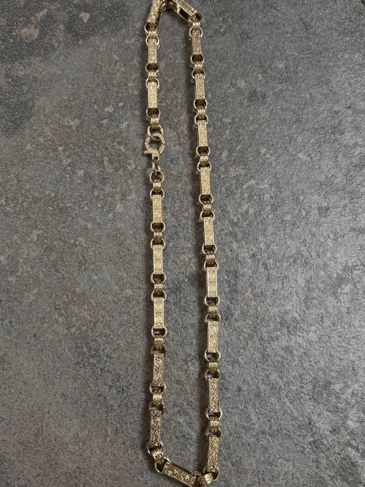 9ct Gold Filled Gypsy Link Belcher Chain 13mm