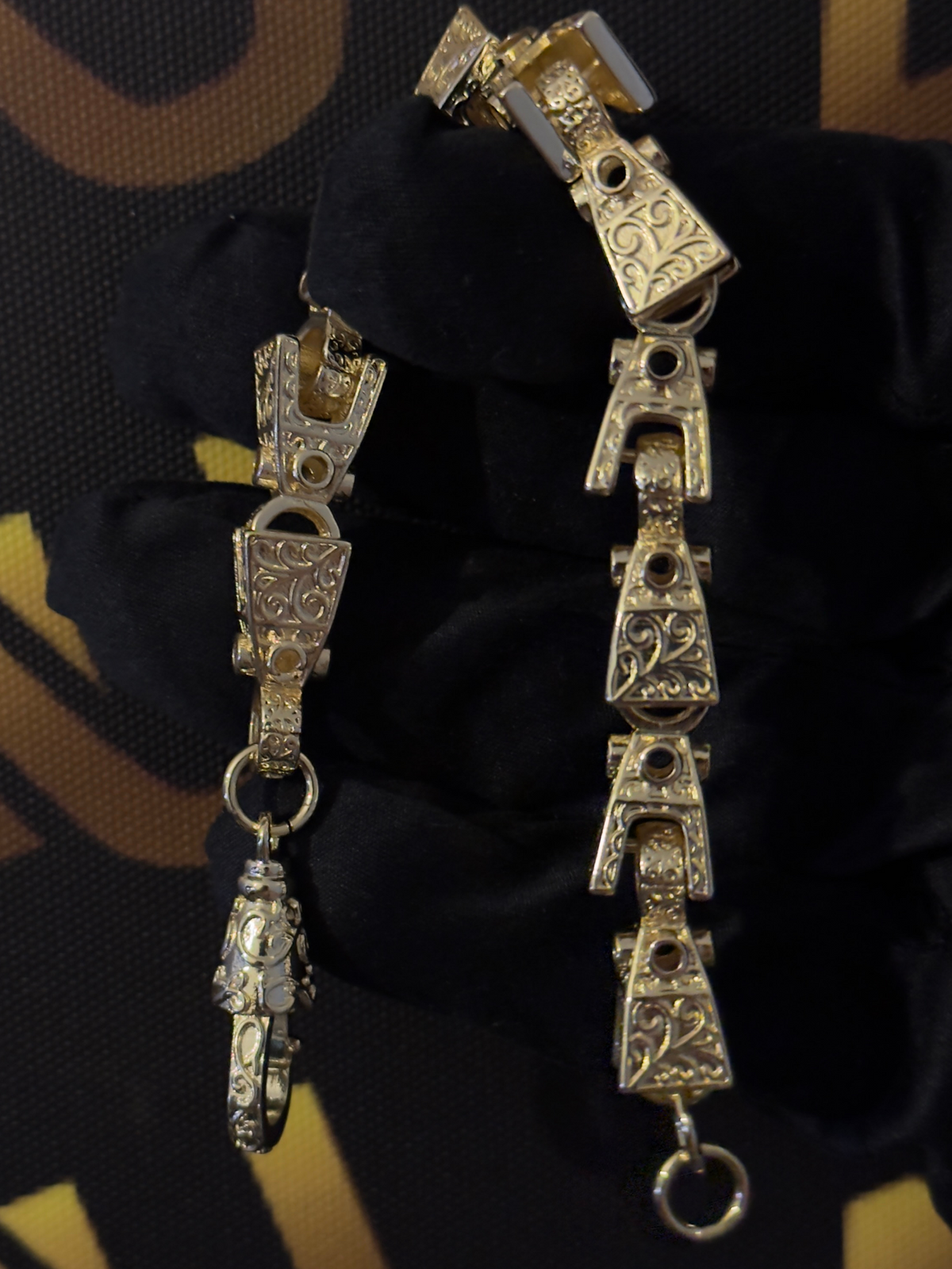 9ct Gold Filled Lego Bracelet 10mm