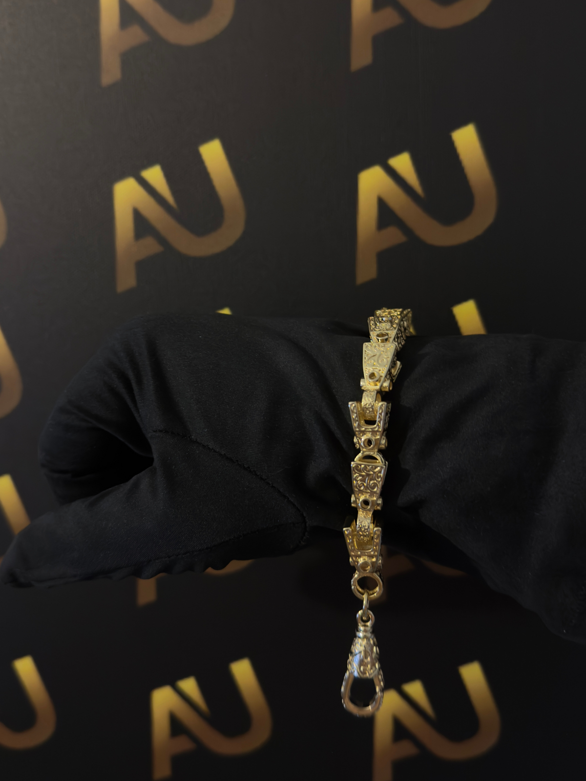 9ct Gold Filled Lego Bracelet 10mm