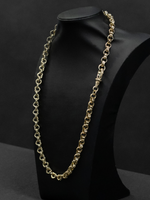 9ct Gold Filled Love Heart Belcher Chain 9mm