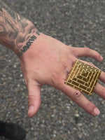 9ct Gold Filled Worlds Biggest Pyramid Ring