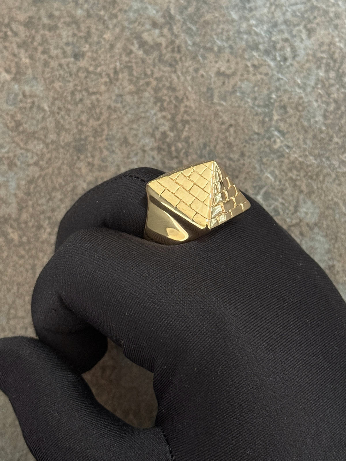9ct Gold Filled Pyramid Ring