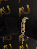 9ct Gold Filled Roller-Ball Belcher Set 15mm