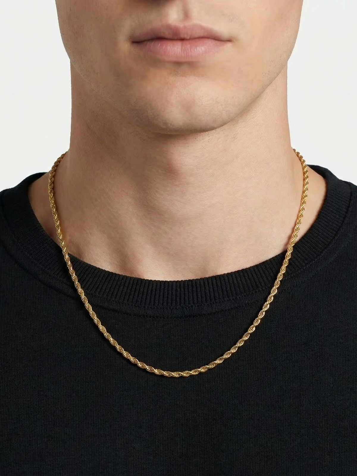 9ct Gold Filled Rope Chain 3mm