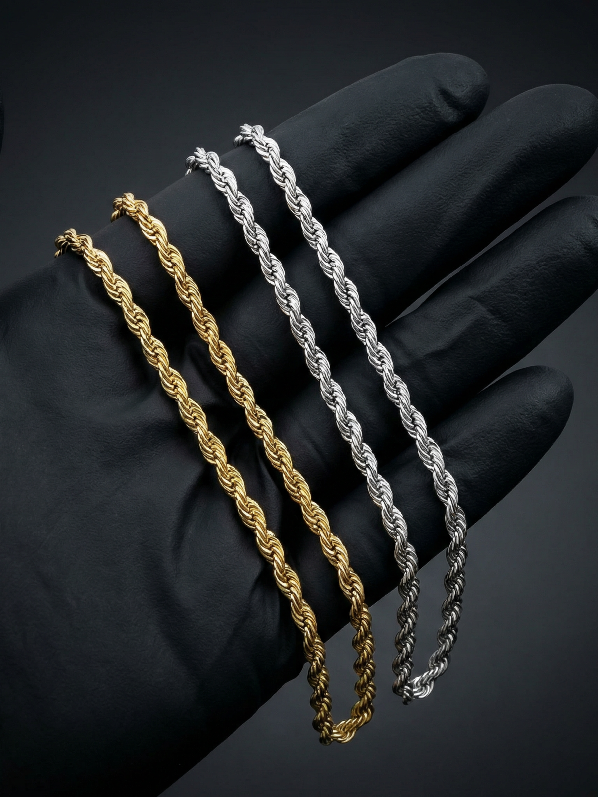 9ct Gold Filled Rope Chain 6mm