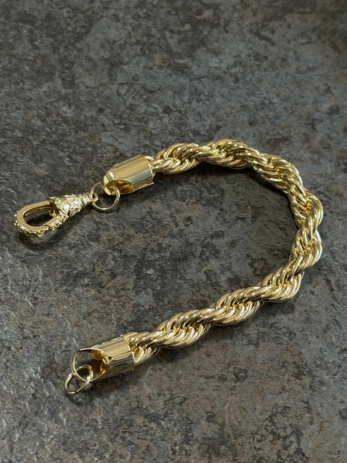 9ct Gold Filled Rope Bracelet 12mm