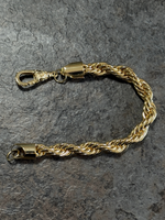 9ct Gold Filled Rope Bracelet 12mm