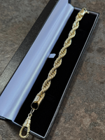 9ct Gold Filled Rope Bracelet 12mm