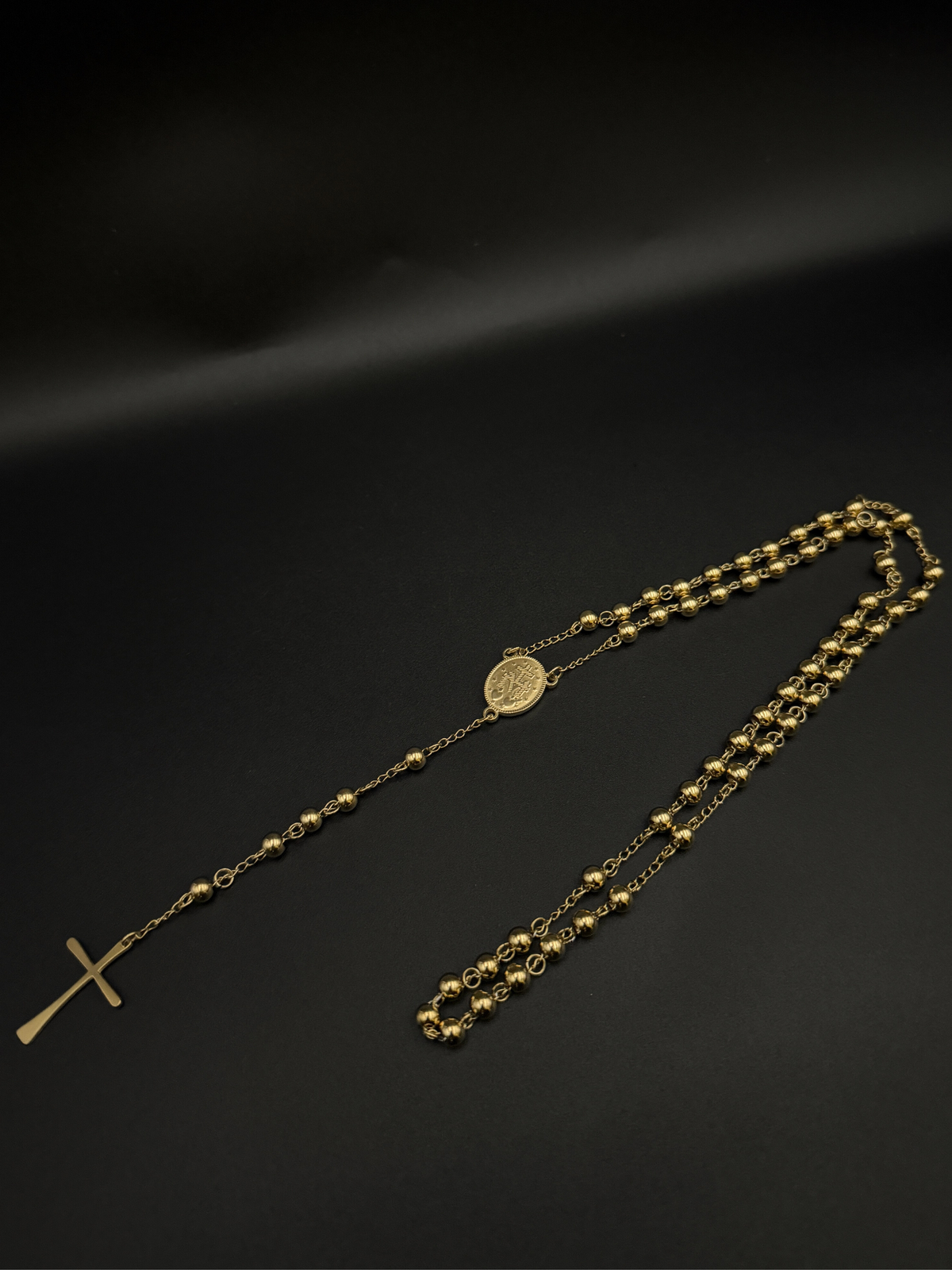 Gold Filled Rosary Bead Chain