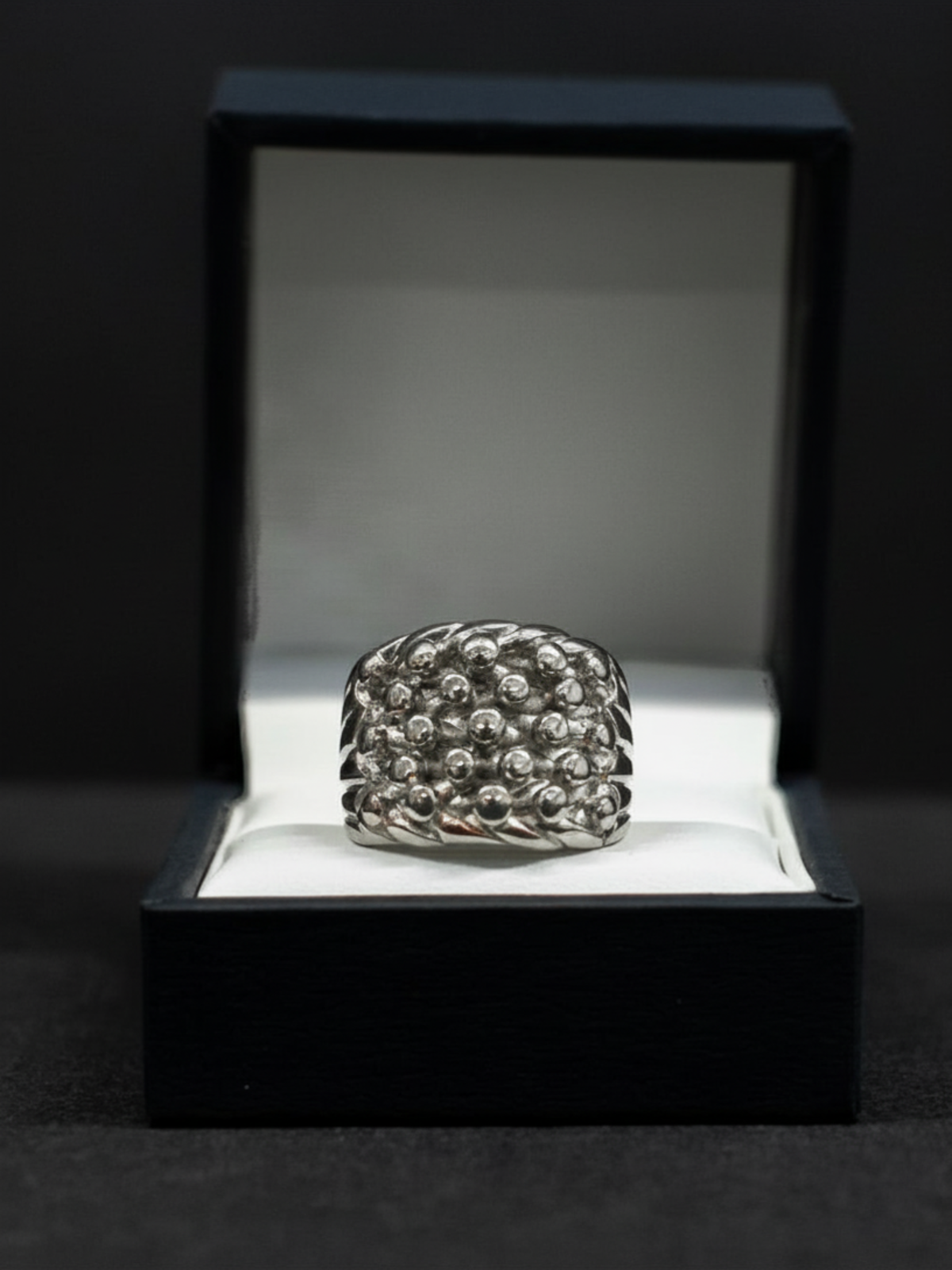 Silver Small 5 Row Keeper Ring