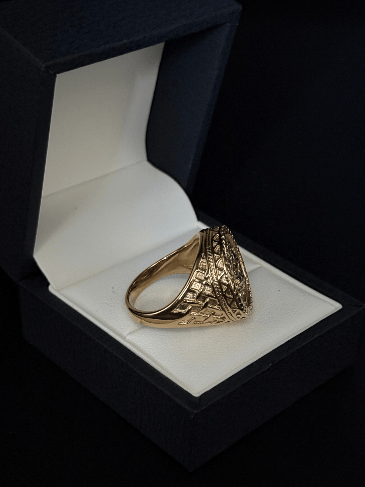 9ct Gold Filled Half Sovereign Ring