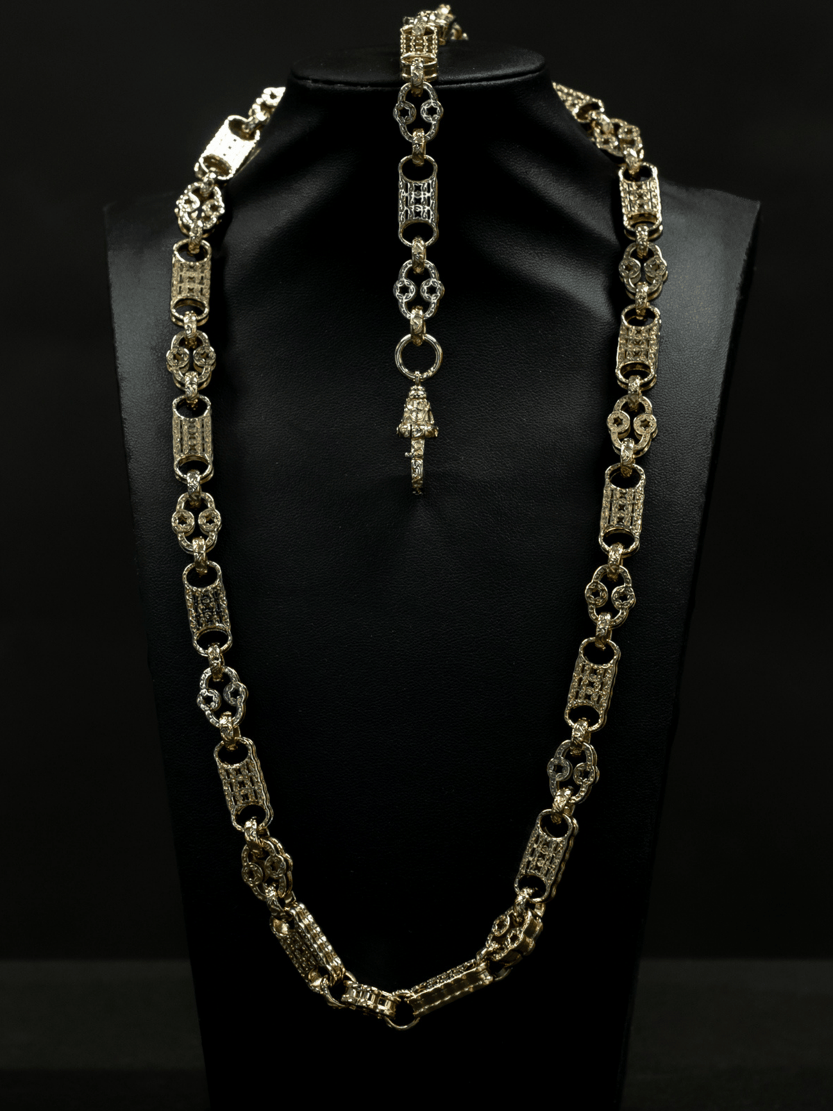 9ct Gold Filled Stars & Bars Set 10mm