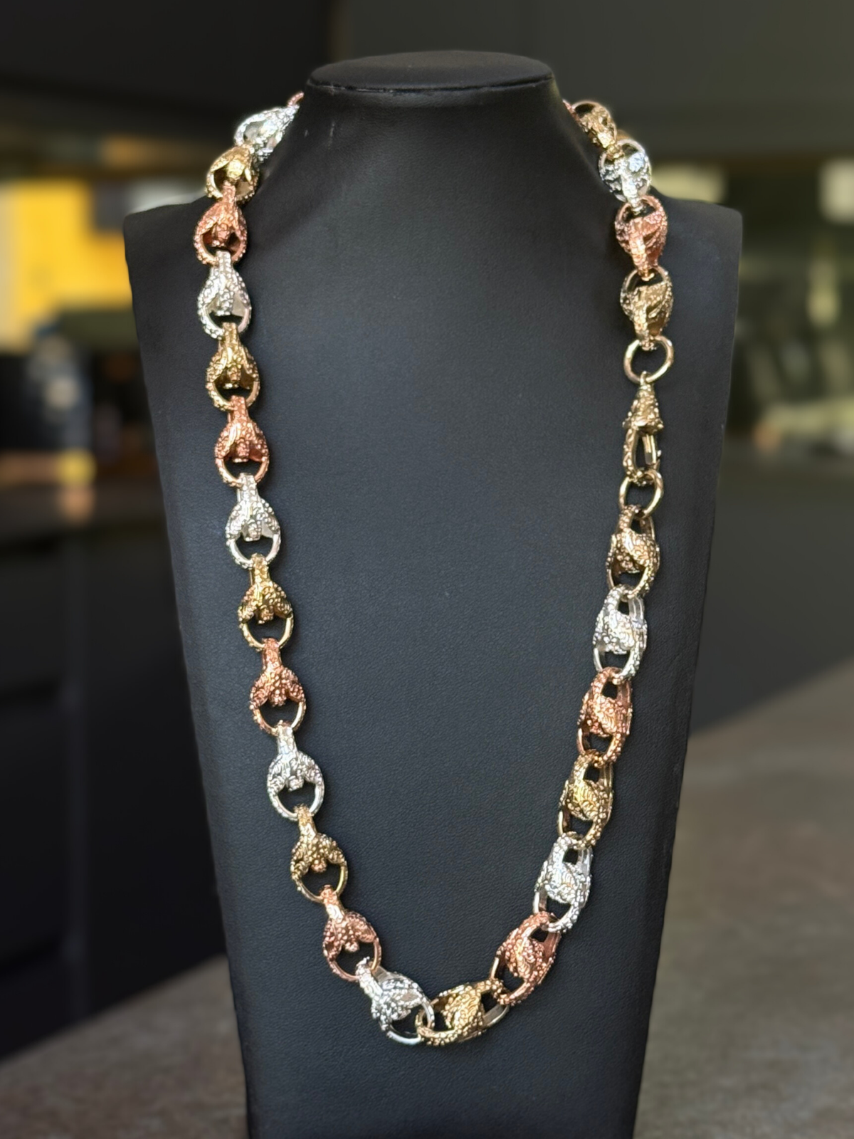 9ct Gold Filled Tulip Chain 13mm