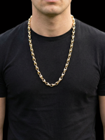 White Gold Filled Tulip Set 10mm