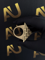 9ct Gold Filled Worlds Biggest Pyramid Ring