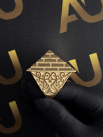 9ct Gold Filled Worlds Biggest Pyramid Ring