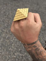 9ct Gold Filled Worlds Biggest Pyramid Ring