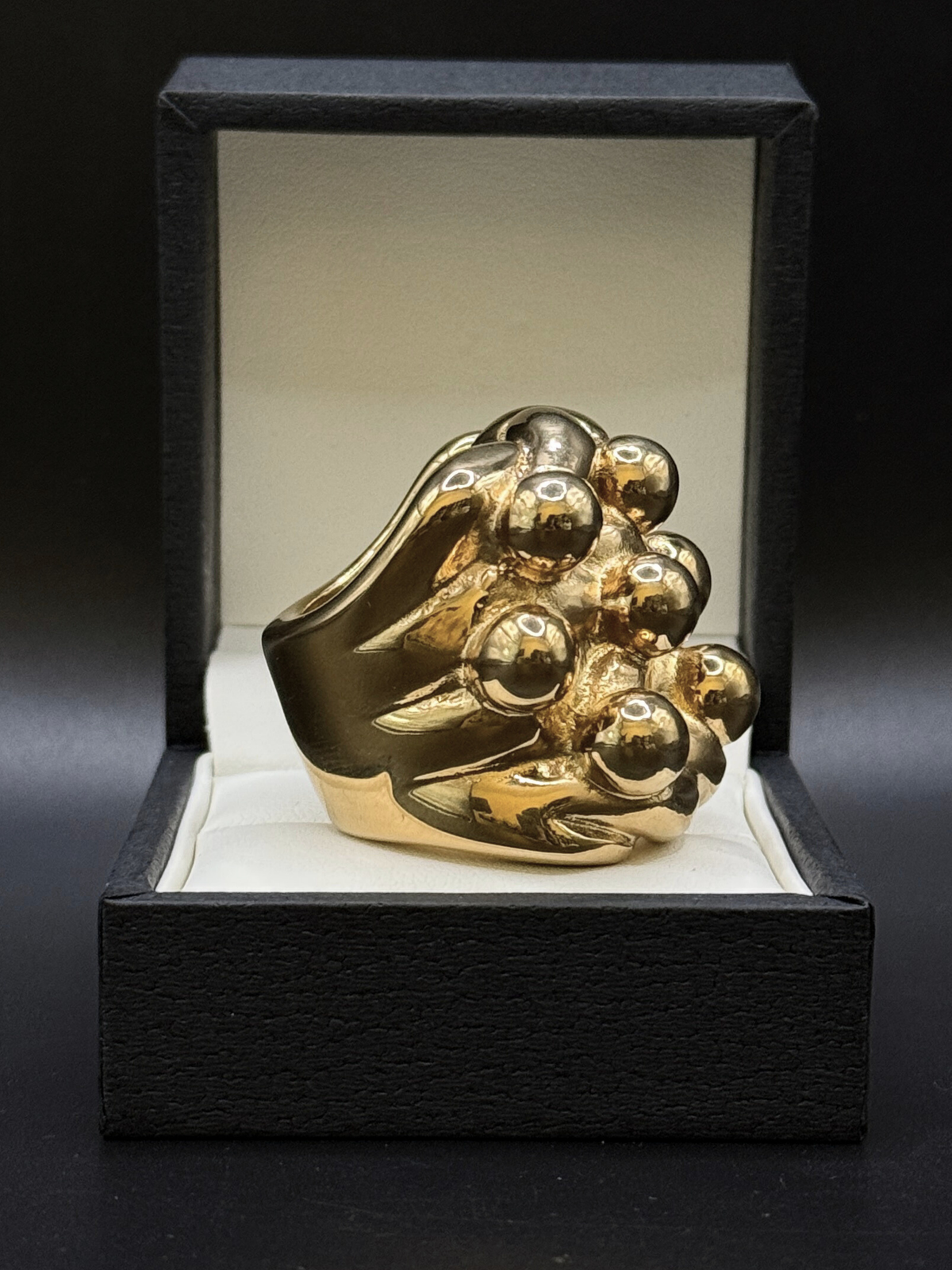 9ct Gold Filled XXL 3 Row Keeper Ring