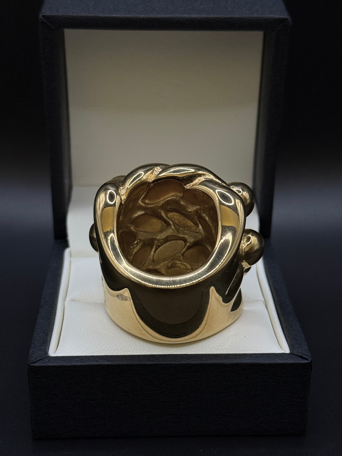 9ct Gold Filled XXL 3 Row Keeper Ring