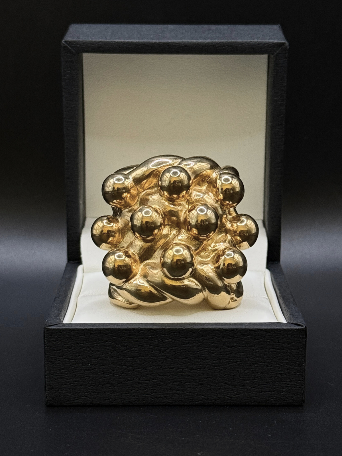 🎁 9ct Gold Filled XXL 3 Row Keeper Ring (100% off)