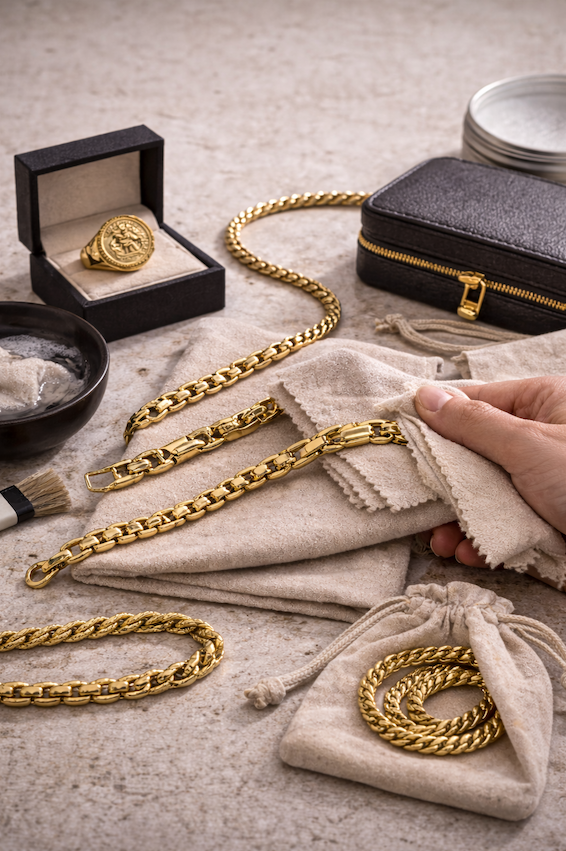gold filled jewellery winter care