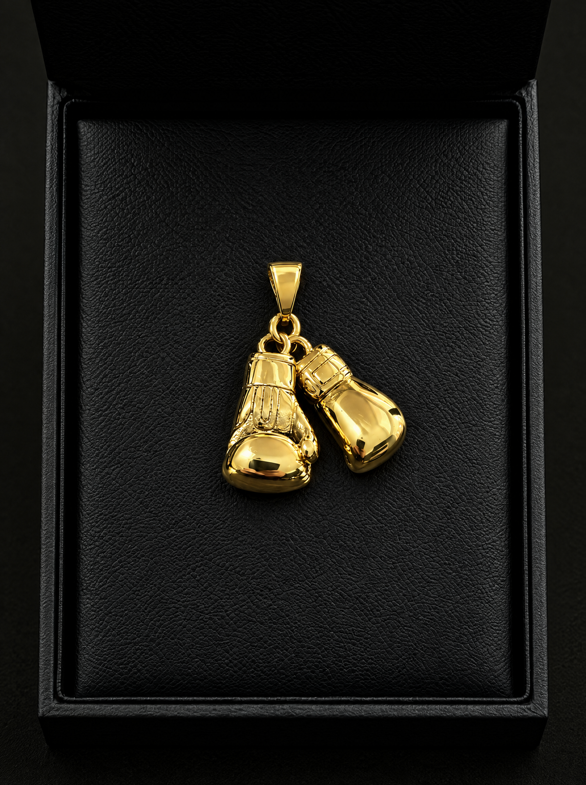 Boxing gloves pendant 9ct gold filled (chain + pendant)