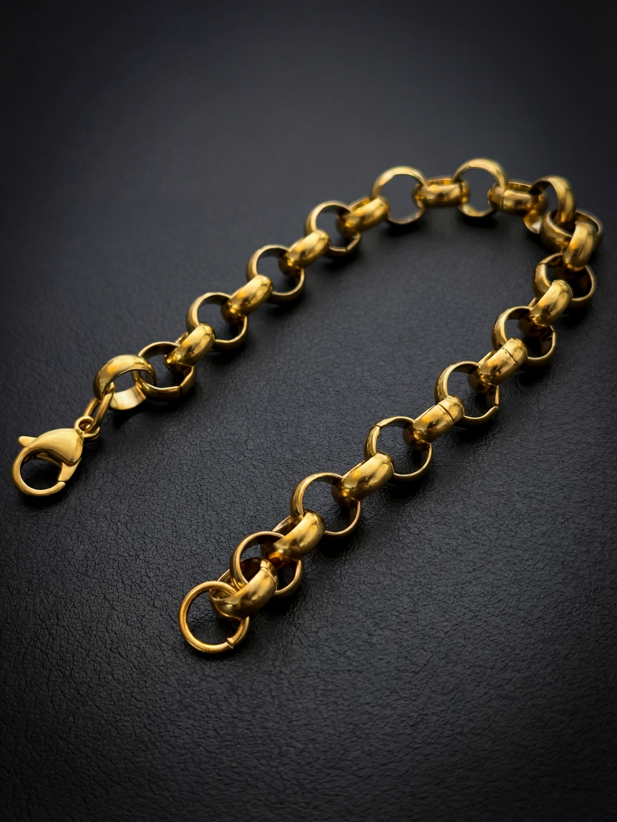 9ct Gold Filled Belcher Bracelet 10mm