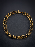 9ct Gold Filled Belcher Bracelet 10mm