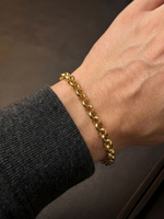 9ct Gold Filled Belcher Bracelet 10mm