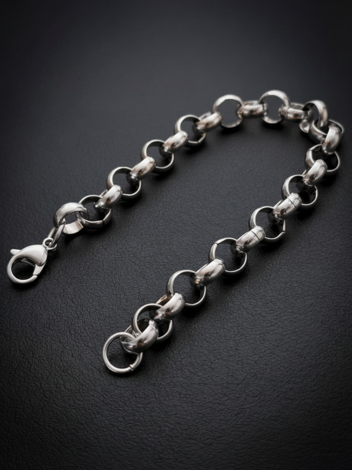 Silver Belcher Bracelet 10mm