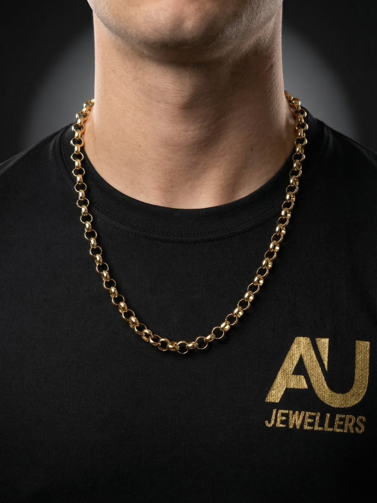 9ct Gold Filled Belcher Chain 10mm