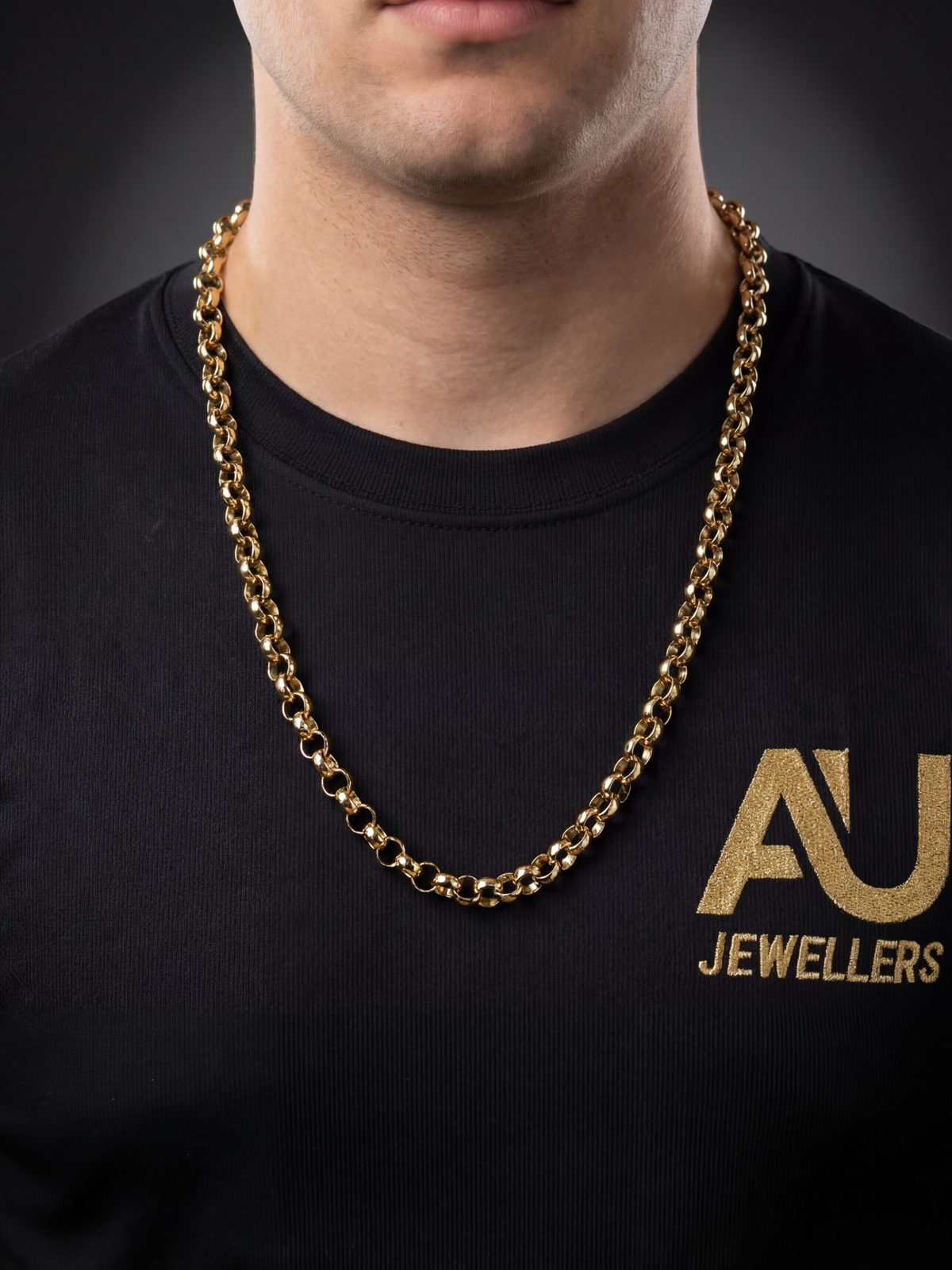 9ct Gold Filled Belcher Chain 10mm