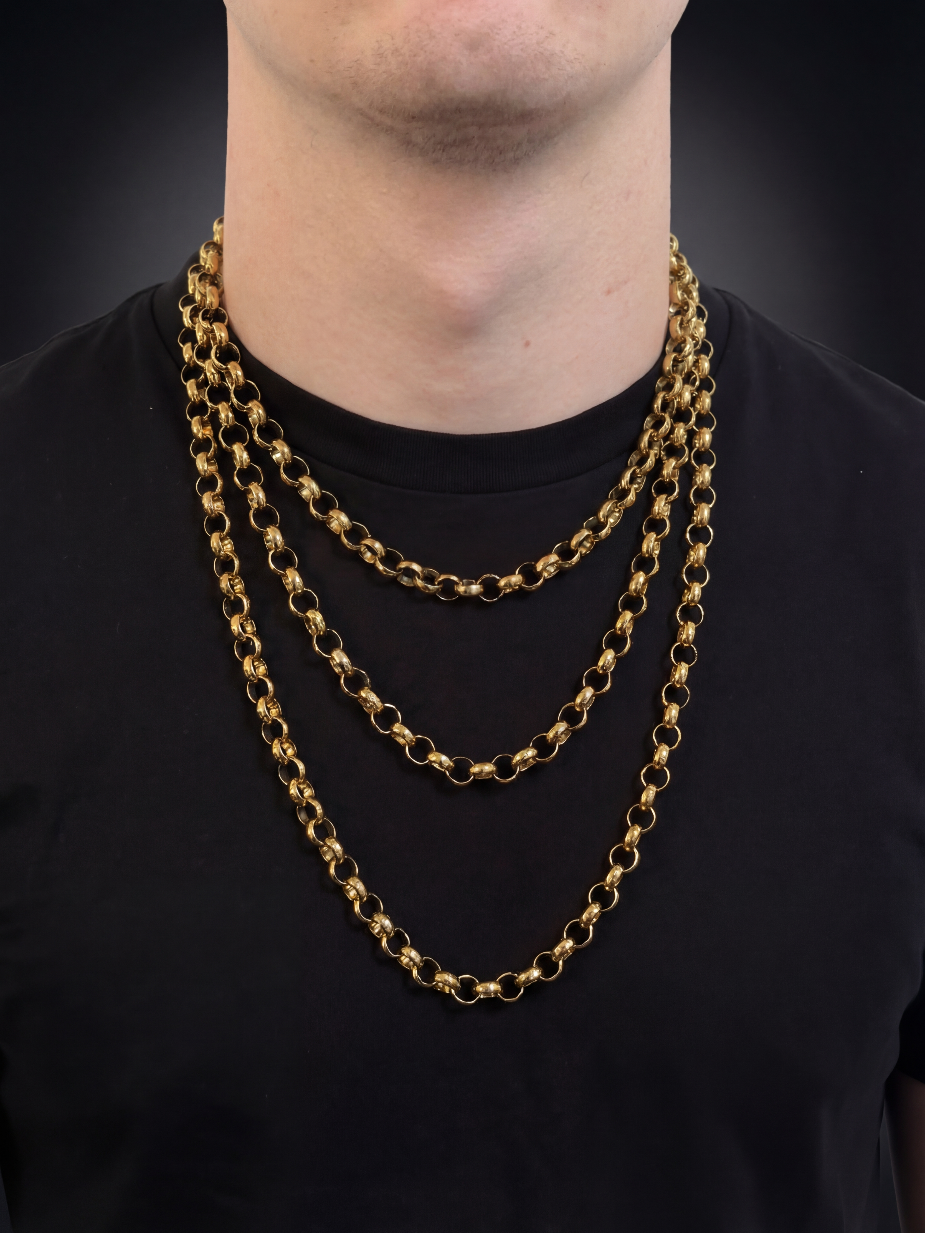 9ct Gold Filled Belcher Chain 10mm