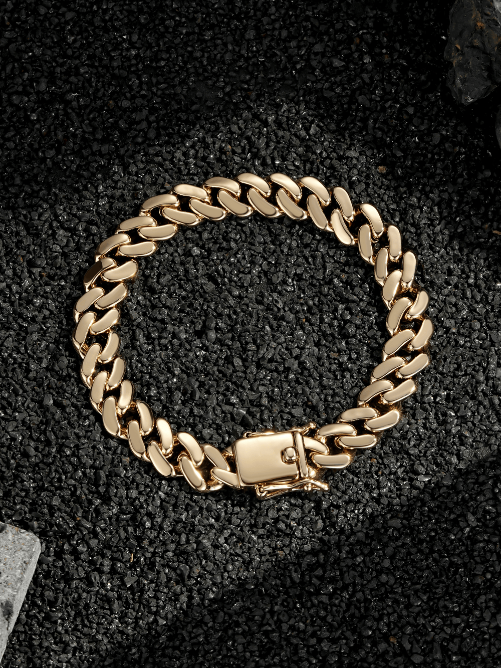 9ct Gold Filled Cuban Bracelet 10mm