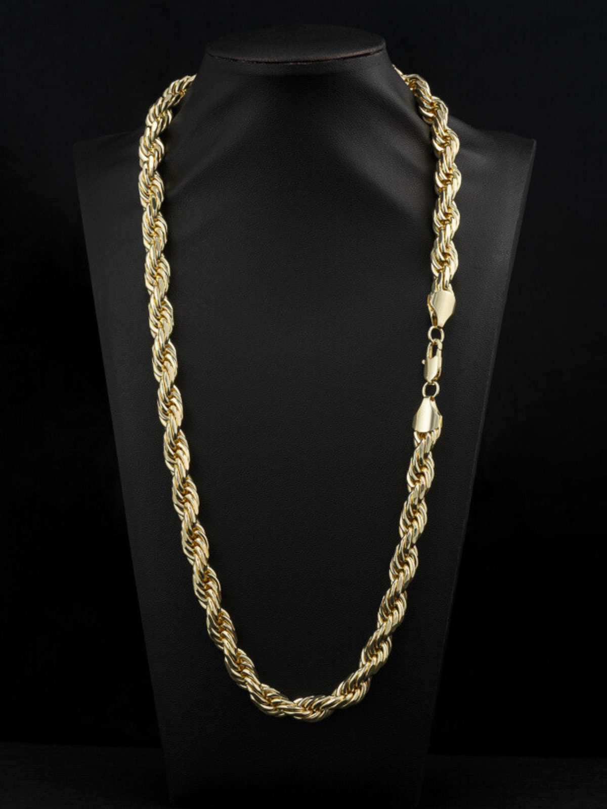*NEW* 9ct Gold Filled Diamond Cut Rope Chain 10mm