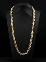 *NEW* 9ct Gold Filled Diamond Cut Rope Chain 10mm