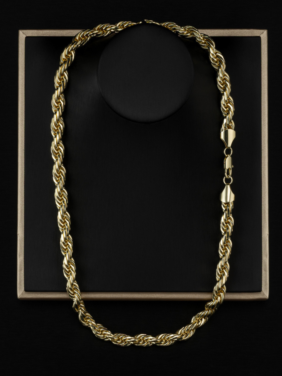 *NEW* 9ct Gold Filled Diamond Cut Rope Chain 10mm