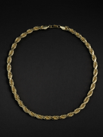 *NEW* 9ct Gold Filled Diamond Cut Rope Chain 10mm