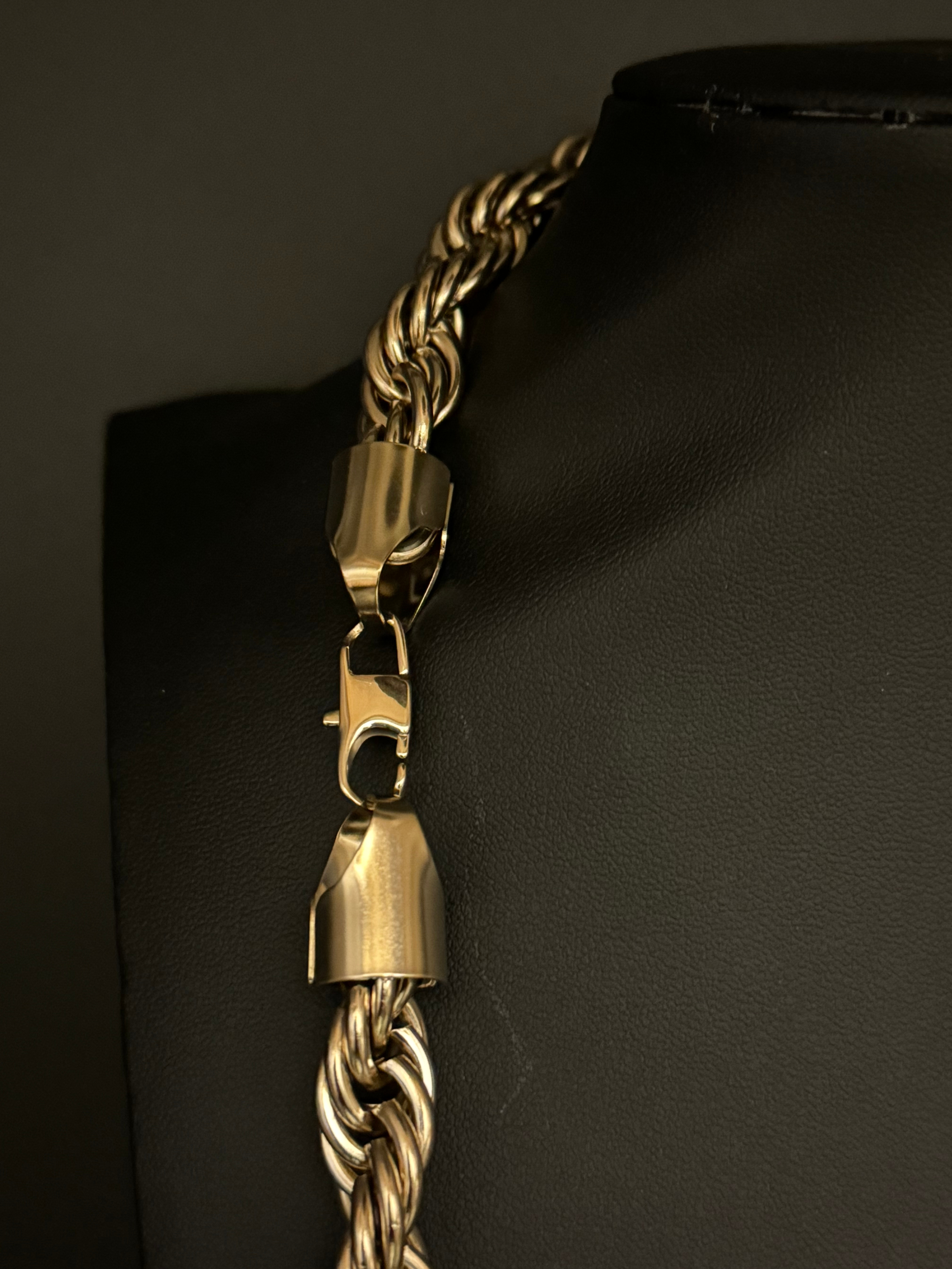 9ct Gold Filled Rope Chain 10mm