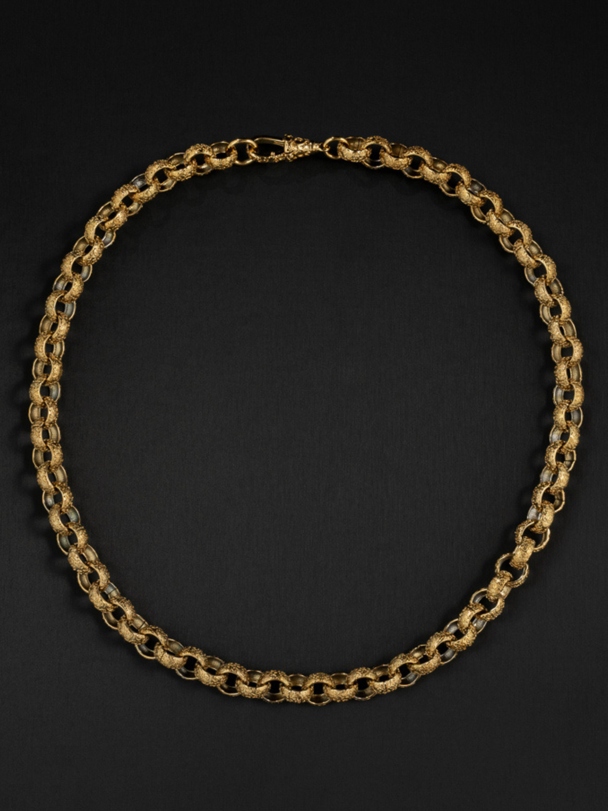 9ct Gold Filled Full Patterned Belcher Set 12mm