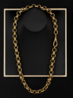 9ct Gold Filled Full Patterned Belcher Chain 12mm