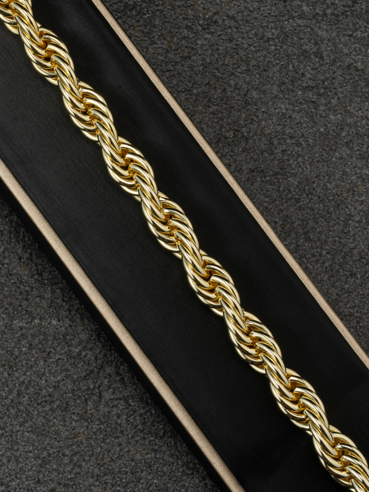 9ct Gold Filled Rope Bracelet 12mm