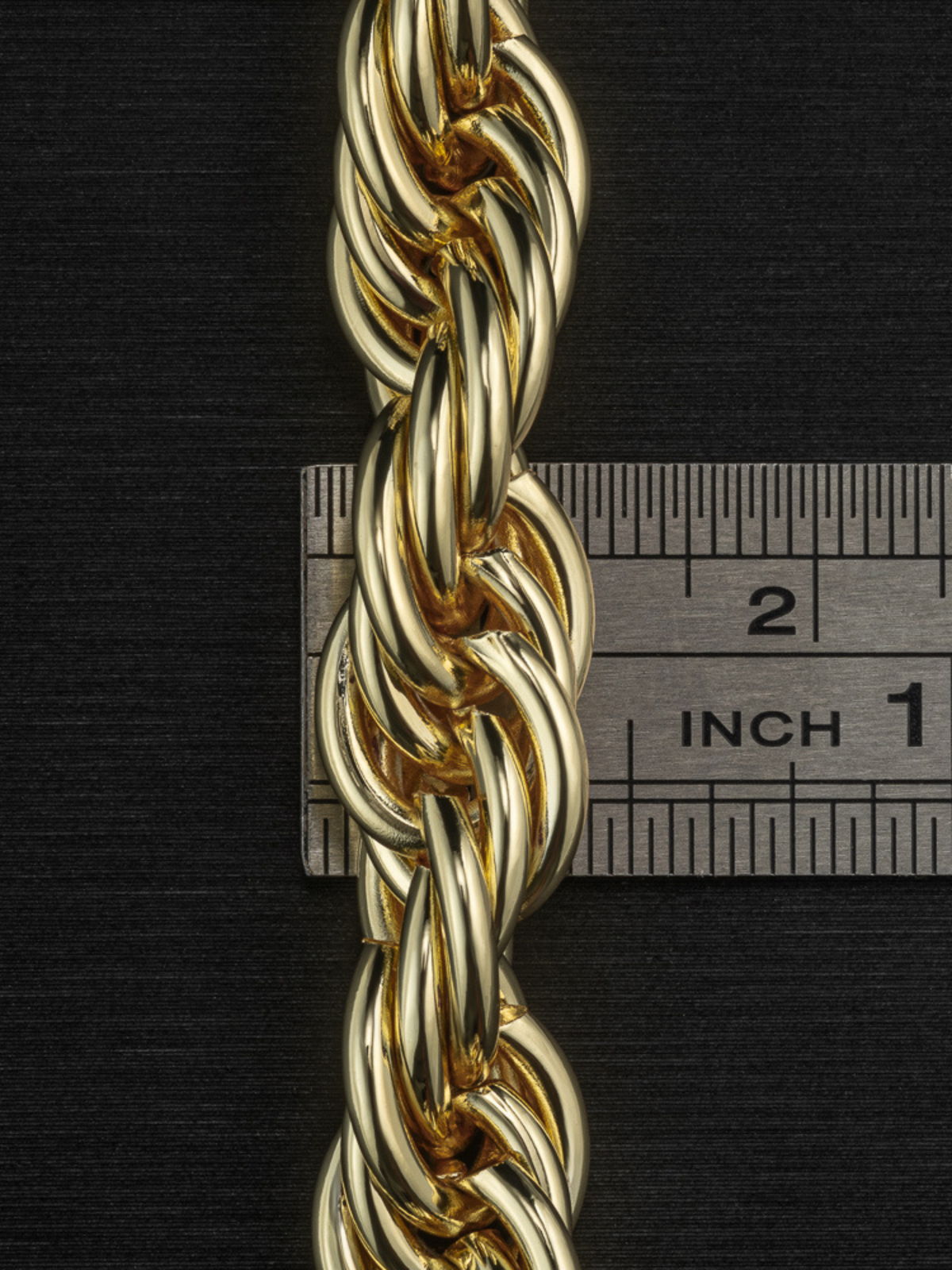 9ct Gold Filled Rope Bracelet 12mm