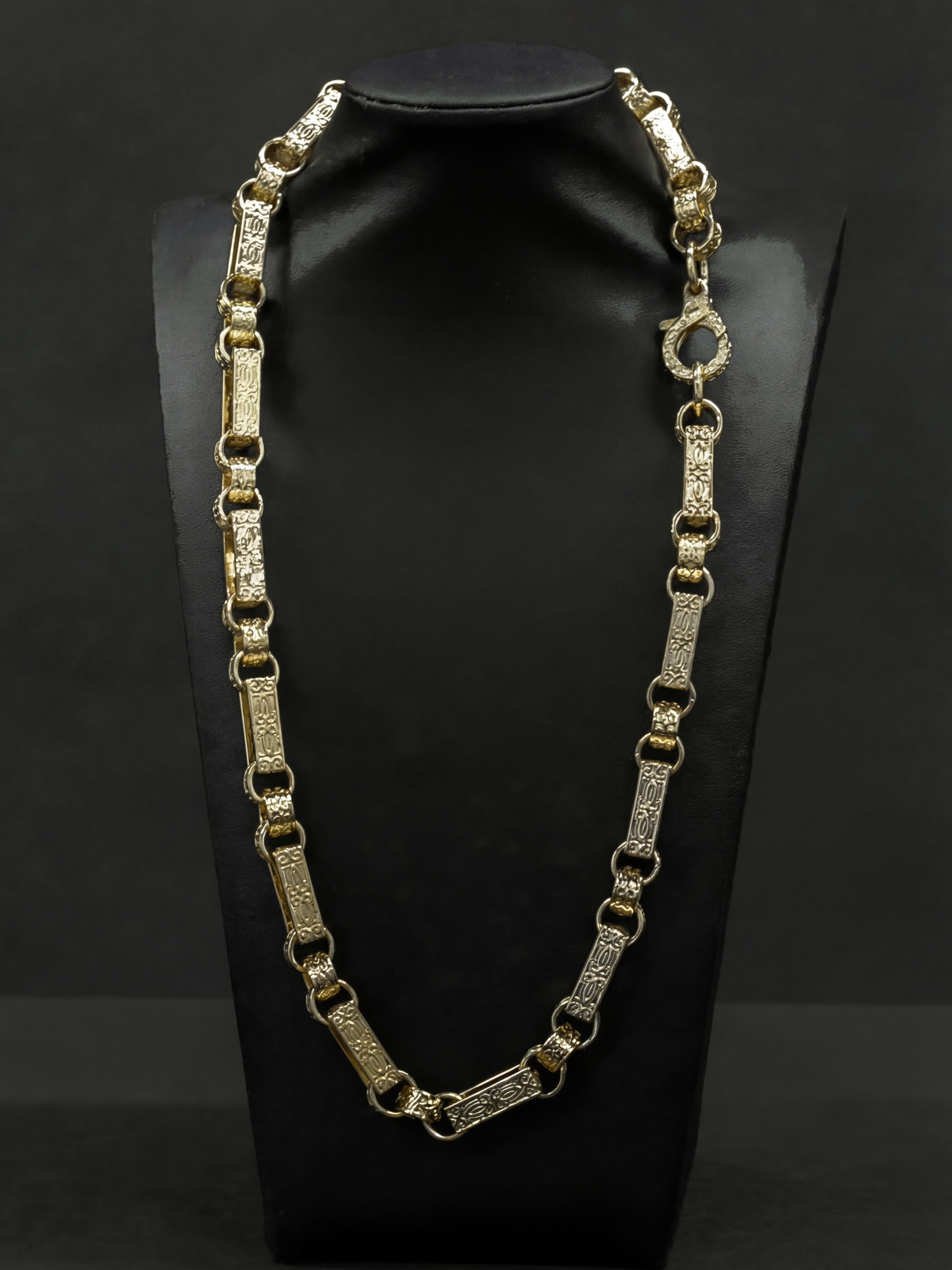 9ct Gold Filled Gypsy Link Belcher Chain 13mm